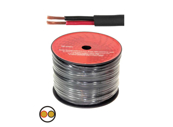 DIV Cabo Coluna 2X4.00mm Preto Redondo DIV Cabo Coluna 2X4.00mm Preto Redondo